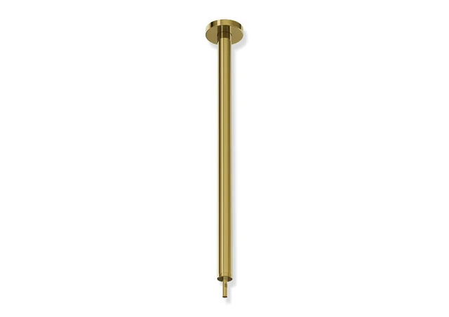 HEWI Deckenabhängung System 900, Edelstahl PVD gold glänzend, Länge 600 mm, auf 200 mm kürzbar, Durchmesser 25 mm