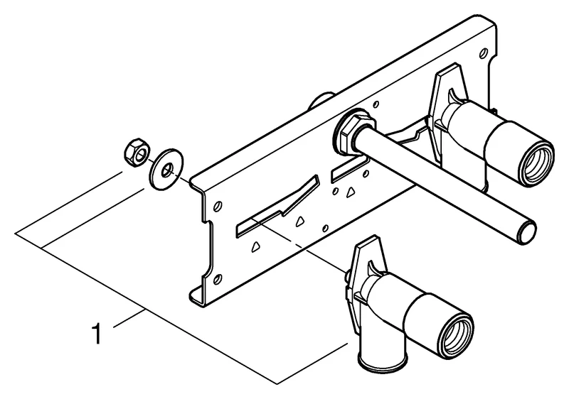 Thermostat-Rohbauset Eurosmart CE 39383, 230 V, zur Verwendung mit Eurosmart Cosmopolitan E Thermostat 230 V Thermostat-Rohbauset Eurosmart CE 39383, 230 V, zur Verwendung mit Eurosmart Cosmopolitan E Thermostat 230 V