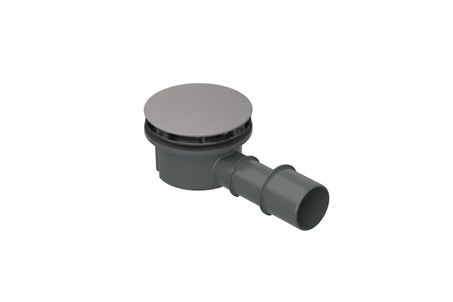 Compact+, seitlich - 0,5 l/s, Ab- und Überlauf, Duschwanne, Duschfläche, 225x115x85 mm, Weiß, Kunststoff