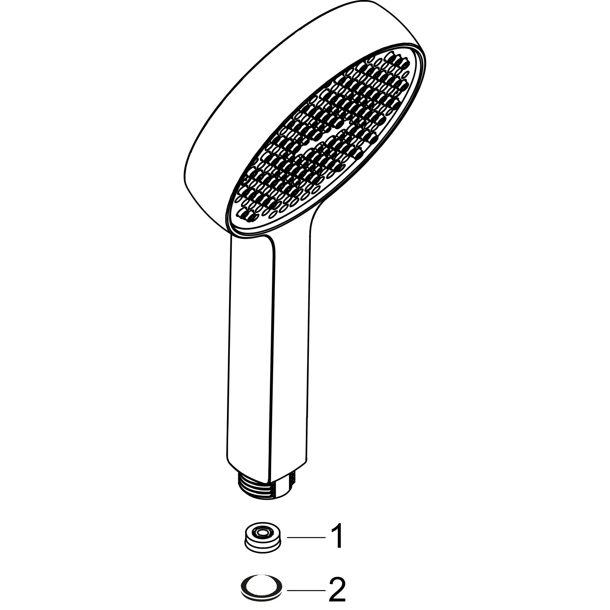 Activera S Handbrause 95 1jet EcoSmart, Chrom