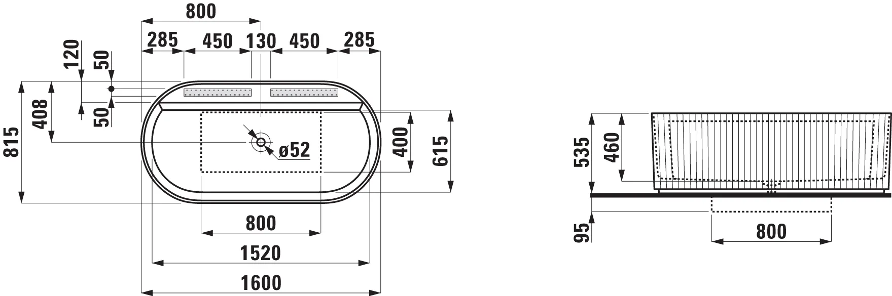 Laufen „SONAR“ in Weiß Laufen „SONAR“ in Weiß