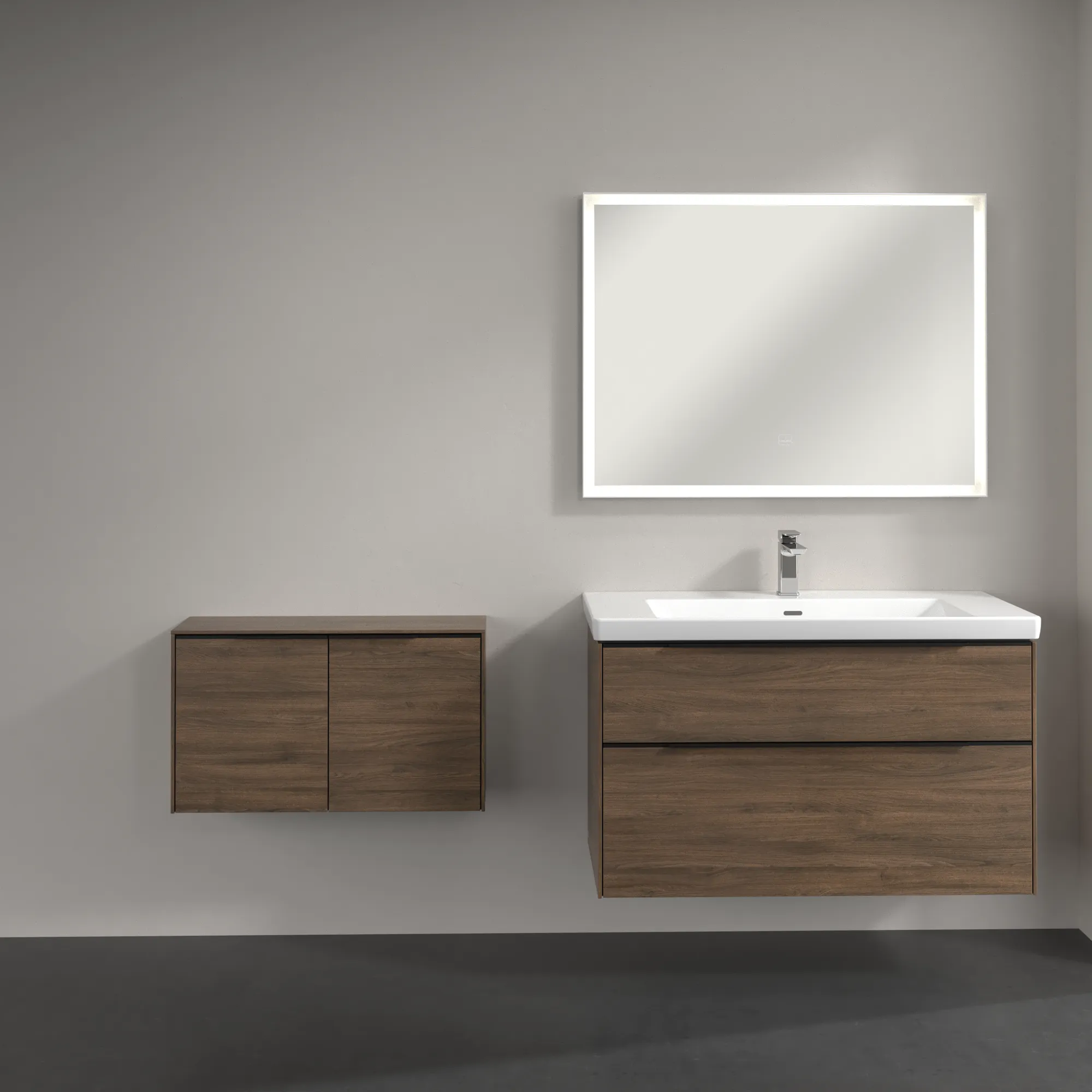 Villeroy & Boch Sideboard Subway 3.0 Arizona Oak, 728x423x240 mm, 2 Türen, SoftClosing, Wandmontage Villeroy & Boch Sideboard Subway 3.0 Arizona Oak, 728x423x240 mm, 2 Türen, SoftClosing, Wandmontage