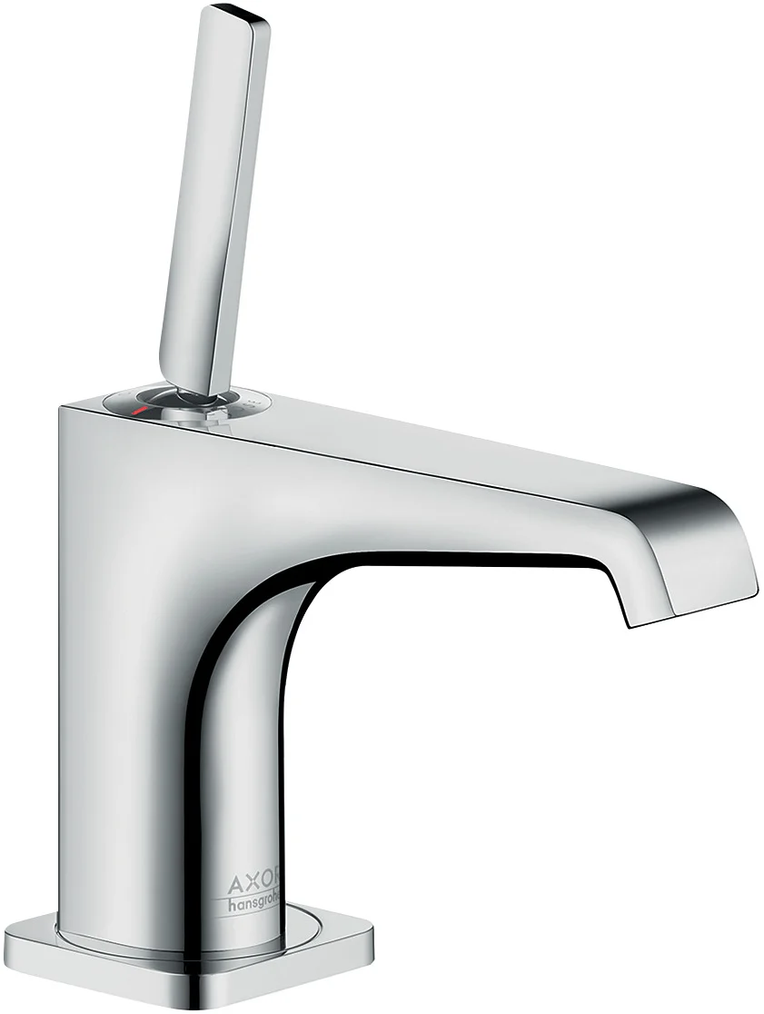 Hansgrohe AXOR Citterio E Einhebel-Waschtischmischer 90° mit Pingriff, Chrom, Ausladung 135 mm, Auslaufhöhe 90 mm Hansgrohe AXOR Citterio E Einhebel-Waschtischmischer 90° mit Pingriff, Chrom, Ausladung 135 mm, Auslaufhöhe 90 mm