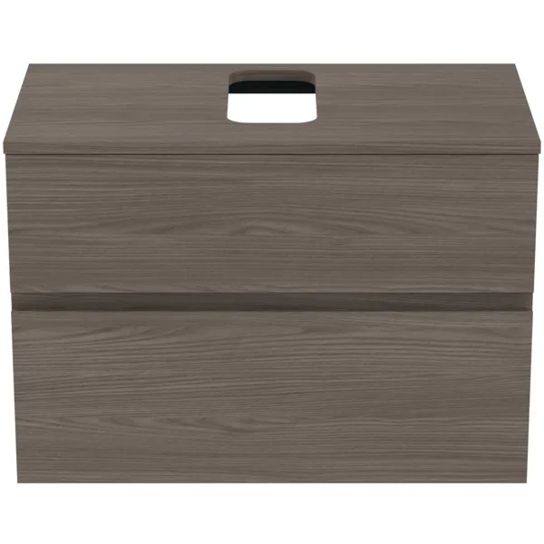 Ideal Standard Waschtischunterschrank „Finesse“ 80,2 × 55,8 × 44 cm Ulme dunkel Ideal Standard Waschtischunterschrank „Finesse“ 80,2 × 55,8 × 44 cm Ulme dunkel