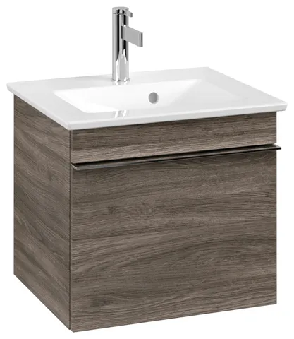 Villeroy & Boch Waschtischunterschrank „Venticello“ für Schrankwaschtisch 46,6 × 42 × 42,5 × 42,5 cm Stone Oak, mittig