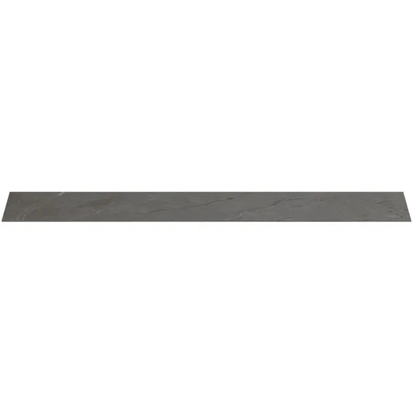 Waschtischplatte Conca, aus Keramik, 2387x505x6mm, Marmor Noir Desir