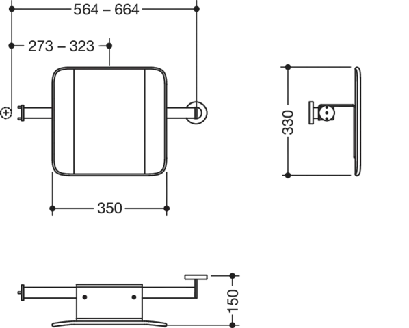 Rückenst.(BS),S. 900,T:150,li Wand, re SK-Griff (A),schliff signalweiß Rückenst.(BS),S. 900,T:150,li Wand, re SK-Griff (A),schliff signalweiß