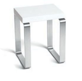 repaBAD Hocker „Orlando“ 36 × 30 × 45 cm in Arctic White Farbe: Arctic White repaBAD Hocker „Orlando“ 36 × 30 × 45 cm in Arctic White Farbe: Arctic White
