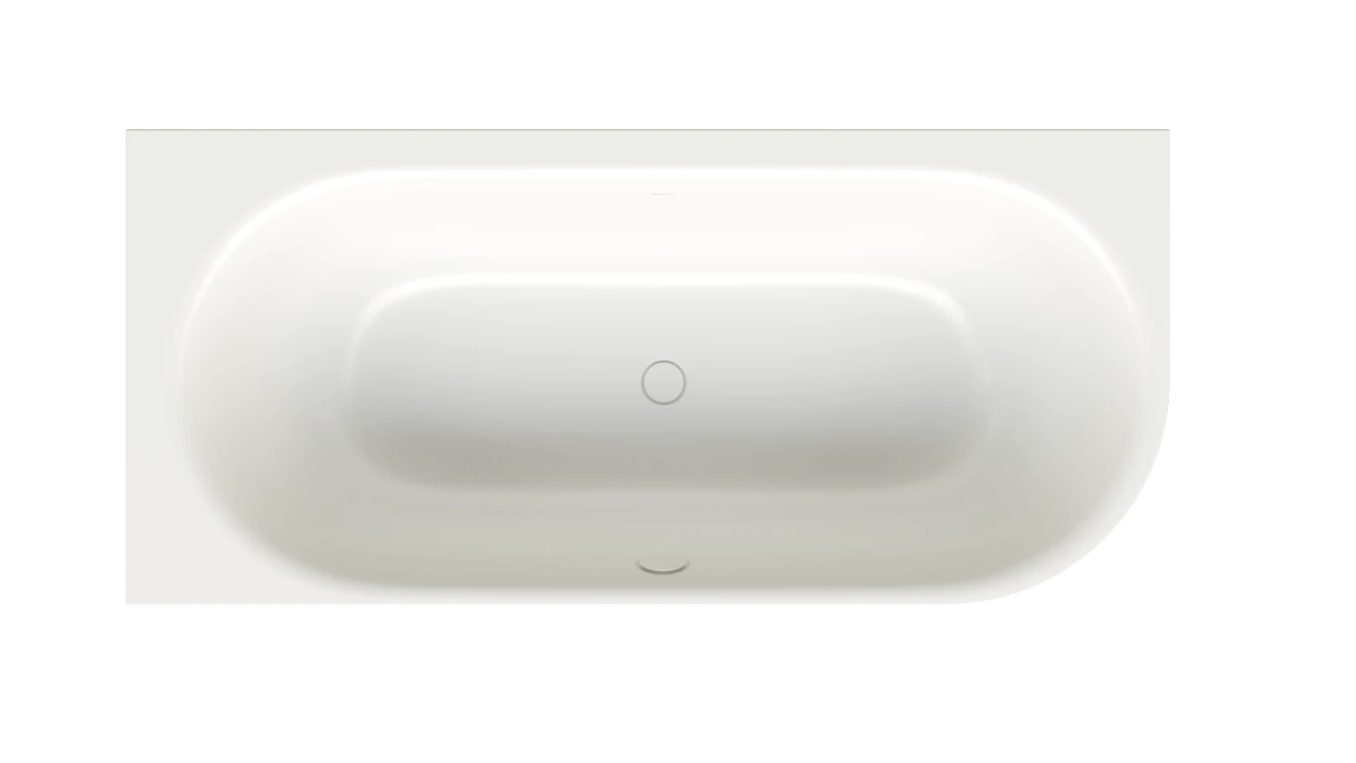 Bette oval Badewanne „BetteLux Oval IV Silhouette“ 175 × 80 cm in Snow