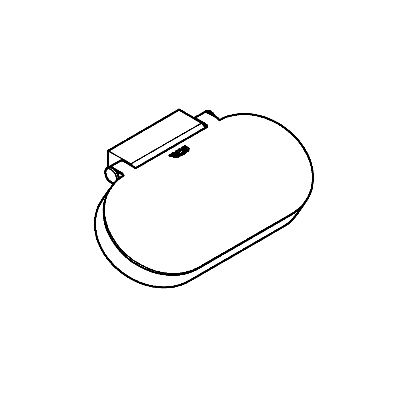 WC-Papierhalter Selection 41069, mit Deckel, Wandmontage, chrom WC-Papierhalter Selection 41069, mit Deckel, Wandmontage, chrom