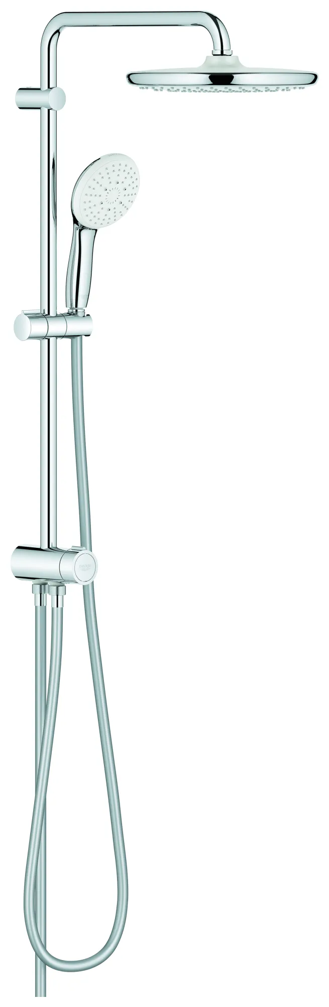 Duschsystem Tempesta 250 Cube 26980_1, mit Umstellung, Wandmontage, Kopfbrause Tempesta 250, weiße Rückseite, 2 Strahlarten: Rain/SmartRain, Handbrause Tempesta 110 3 Strahlarten: Rain/Jet/Massage, chrom Duschsystem Tempesta 250 Cube 26980_1, mit Umstellung, Wandmontage, Kopfbrause Tempesta 250, weiße Rückseite, 2 Strahlarten: Rain/SmartRain, Handbrause Tempesta 110 3 Strahlarten: Rain/Jet/Massage, chrom