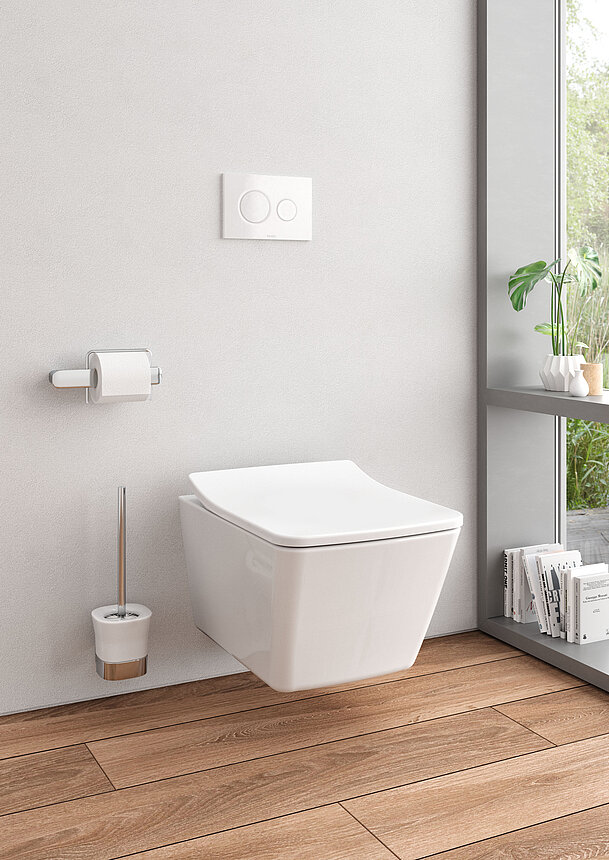 Toto Wand-Tiefspül-WC randlos „SP“ 380 × 335 × 540 mm in weiß Toto Wand-Tiefspül-WC randlos „SP“ 380 × 335 × 540 mm in weiß