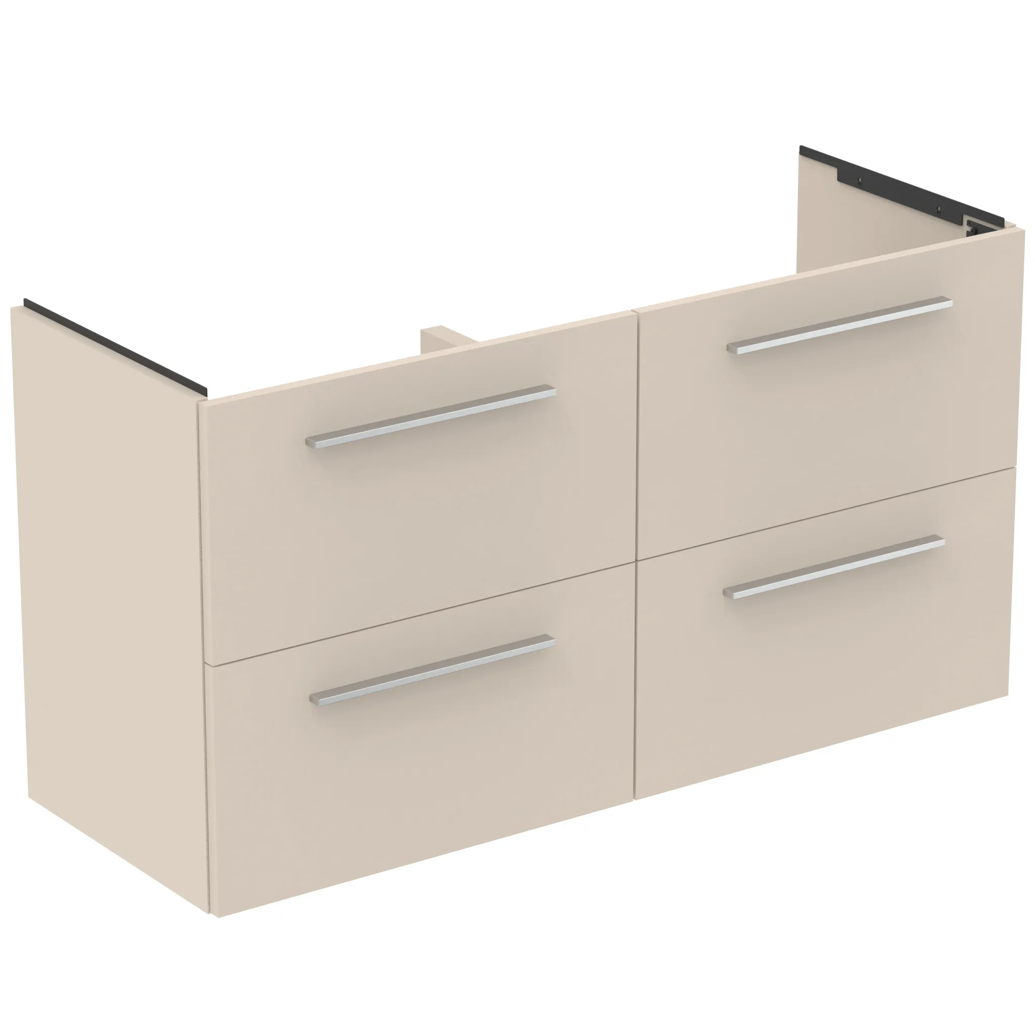Ideal Standard i.life A Möbeldoppel-Waschtischunterschrank Sandbeige matt 1200x440x630mm 4 Auszüge Softclose