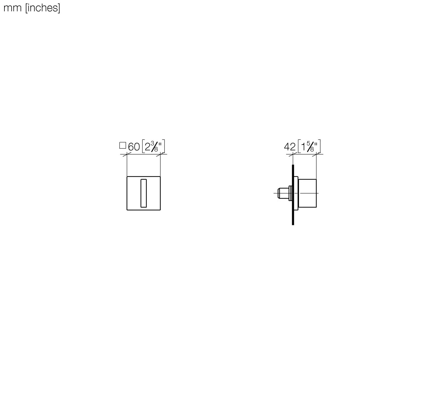 Unterputzventil rechtsschließend MEM Chrom 36608782 Unterputzventil rechtsschließend MEM Chrom 36608782