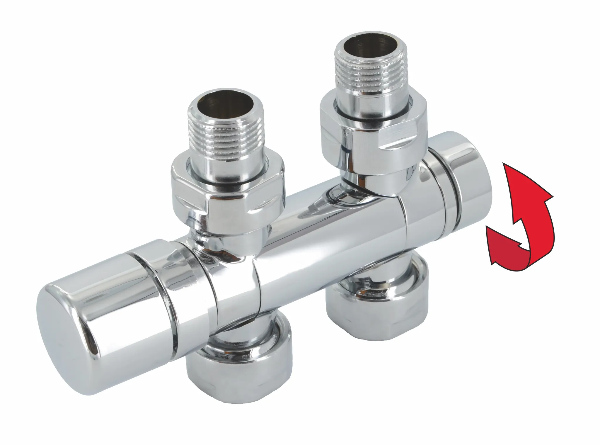 Zehnder Anschluss-Set (50 mm) Durchgangsform Typ U in weiß Zehnder Anschluss-Set (50 mm) Durchgangsform Typ U in weiß