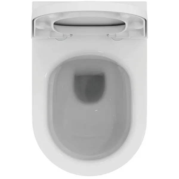 WC-Paket Blend Curve WC Randlos mit WC-Sitz Softclosing 360x540x375mm Weiß