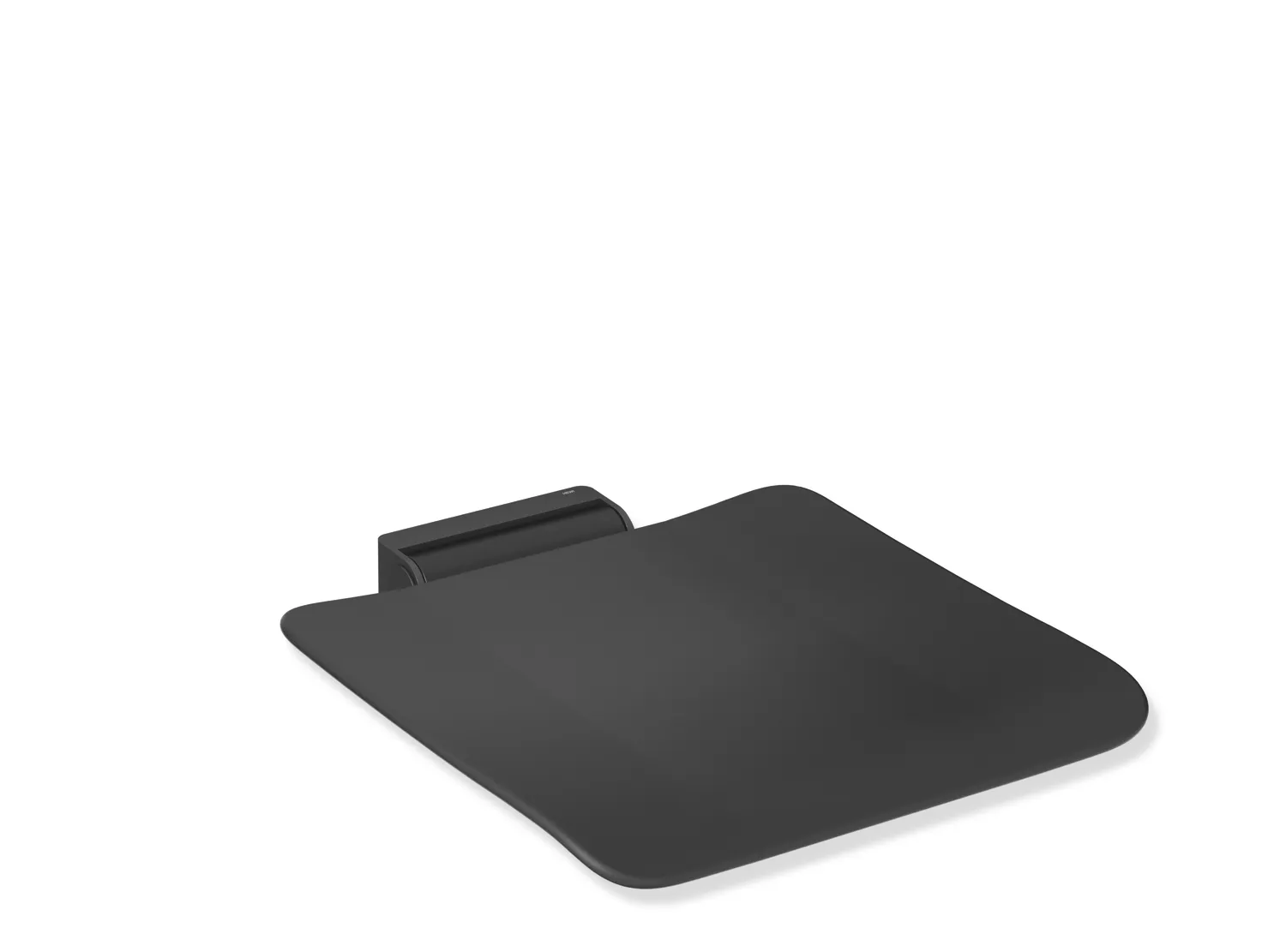 HEWI Mobiler Klappsitz System 900, Wandkonsole Edelstahl, Sitzfläche Kunststoff, 450x450 mm