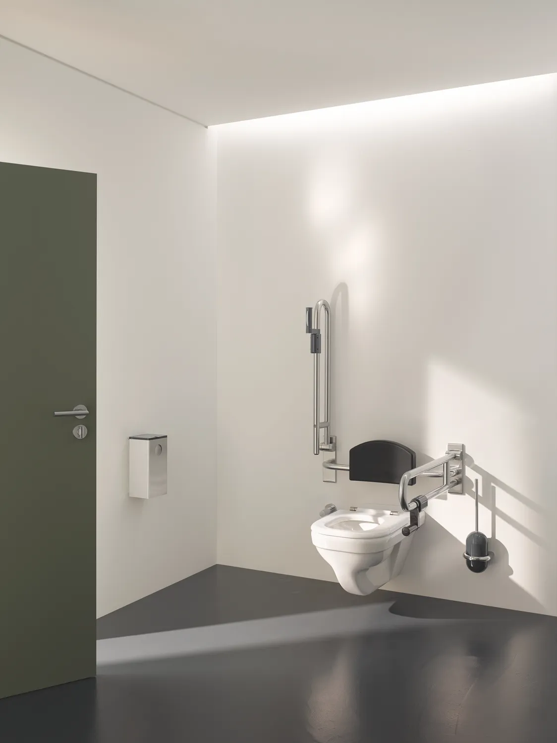 HEWI WC-Papierhalter Serie 805 Classic, Polyamid, 35x131x139 mm HEWI WC-Papierhalter Serie 805 Classic, Polyamid, 35x131x139 mm