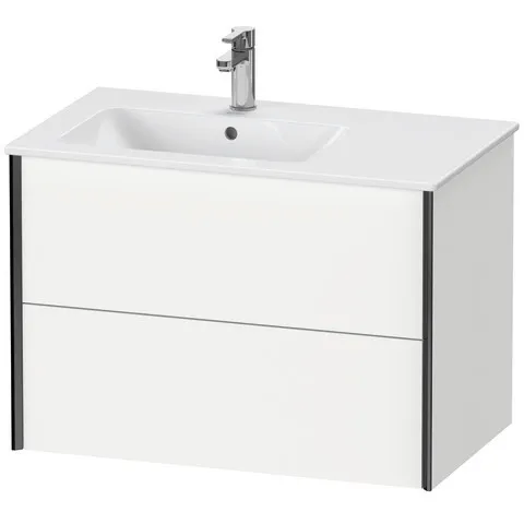 Duravit Waschtischunterschrank wandhängend „XViu“ 81 × 56 × 48 cm in Weiß Supermatt