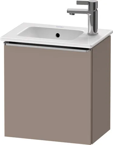 Duravit Waschtischunterschrank wandhängend „D-Neo“ 41 × 44 × 27,4 cm Basalt Matt