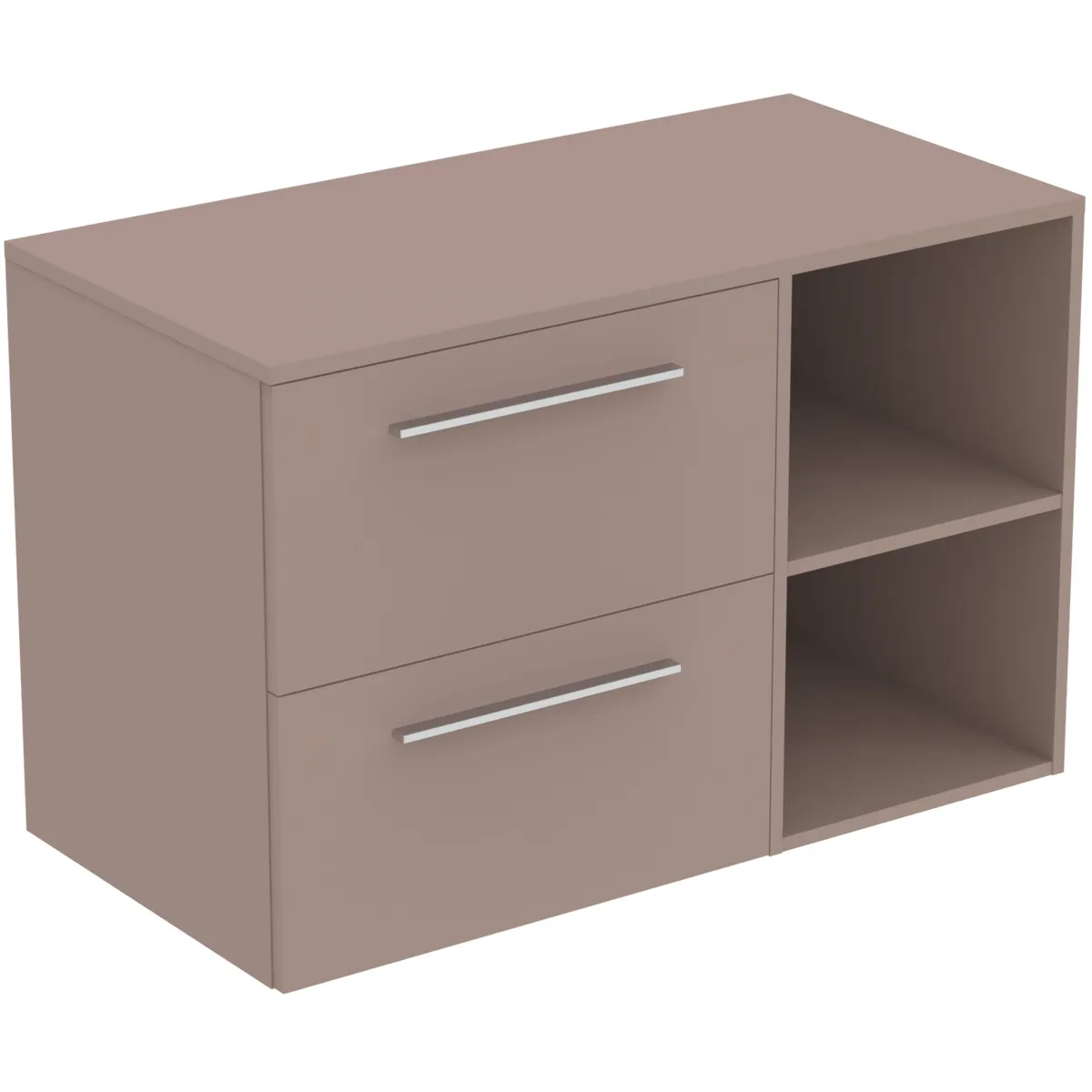 Ideal Standard i.life B 100cm Möbel-Set 2 Auszüge Chrom Greige matt Ideal Standard i.life B 100cm Möbel-Set 2 Auszüge Chrom Greige matt