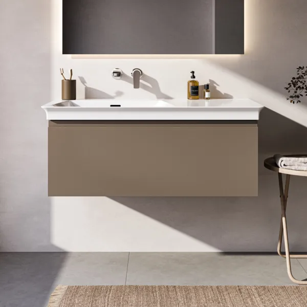 Ideal Standard Waschtischunterschrank „Finesse“ 100 × 37 × 50,5 cm Greige matt Ideal Standard Waschtischunterschrank „Finesse“ 100 × 37 × 50,5 cm Greige matt