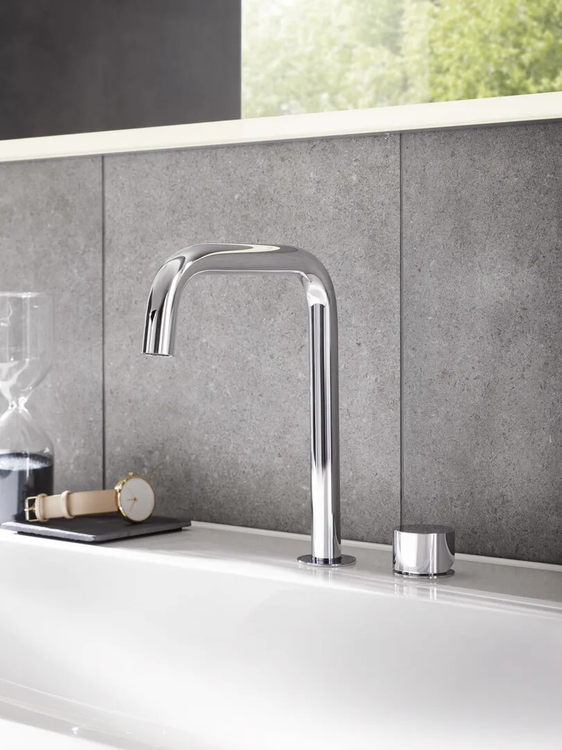 Waschbecken evo, 2x Bohrung, 1211 mm, weiss Waschbecken evo, 2x Bohrung, 1211 mm, weiss