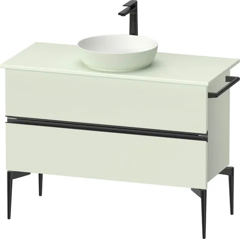 Duravit Waschtischunterschrank „Sivida“ 104,5 × 54,8 × 47,5 cm Blassgrün Matt Duravit Waschtischunterschrank „Sivida“ 104,5 × 54,8 × 47,5 cm Blassgrün Matt