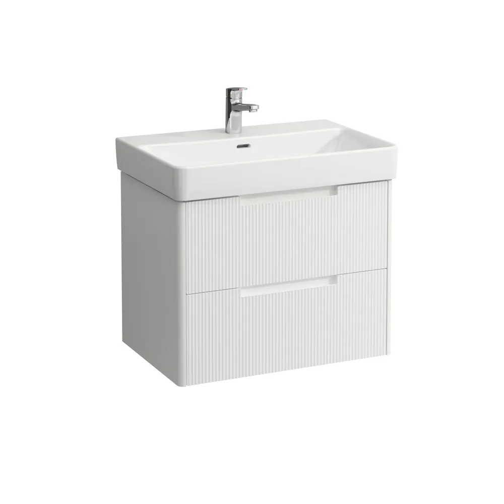 Laufen Waschtischunterbau JUNA für PRO S, 2 Schubladen, Griffmulde, WT H810967, weiß matt Laufen Waschtischunterbau JUNA für PRO S, 2 Schubladen, Griffmulde, WT H810967, weiß matt