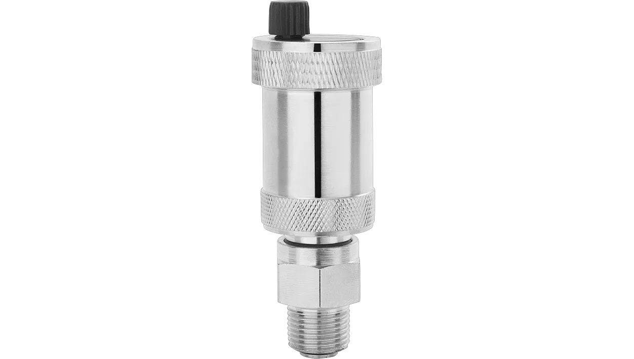 ASW HG-TEC Schnellentlüfter Messing vern. ⅜" mit Absperrautomatik