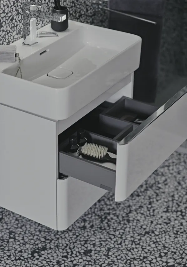 Ideal Standard Waschtisch Strada II, 1 Hahnloch, mit Überlauf, 600x430x170mm, Weiß