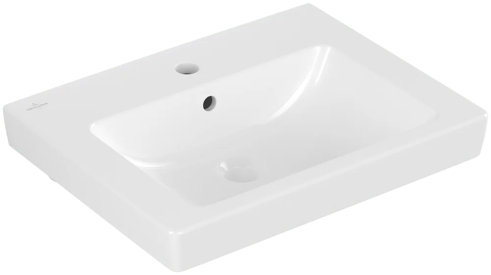 Villeroy & Boch Subway 2.0 Wandwaschbecken, 550x440x150mm, weiß Alpin, glänzend, mit Überlauf Villeroy & Boch Subway 2.0 Wandwaschbecken, 550x440x150mm, weiß Alpin, glänzend, mit Überlauf