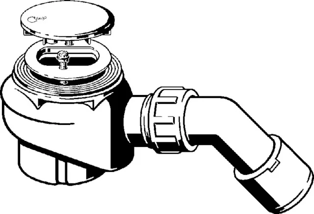 Viega Ablaufgarnitur Modell 6928 „Domoplex“ ⌀ 75 mm, DN40 / 50 8 cm Viega Ablaufgarnitur Modell 6928 „Domoplex“ ⌀ 75 mm, DN40 / 50 8 cm