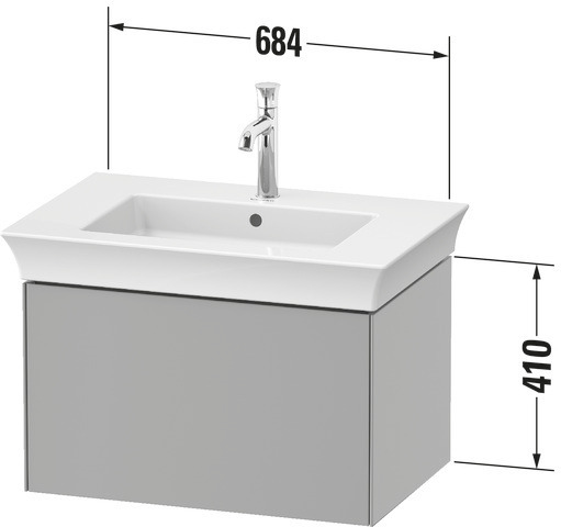 Duravit Waschtischunterschrank „White Tulip“ in, mit Beleuchtung Duravit Waschtischunterschrank „White Tulip“ in, mit Beleuchtung
