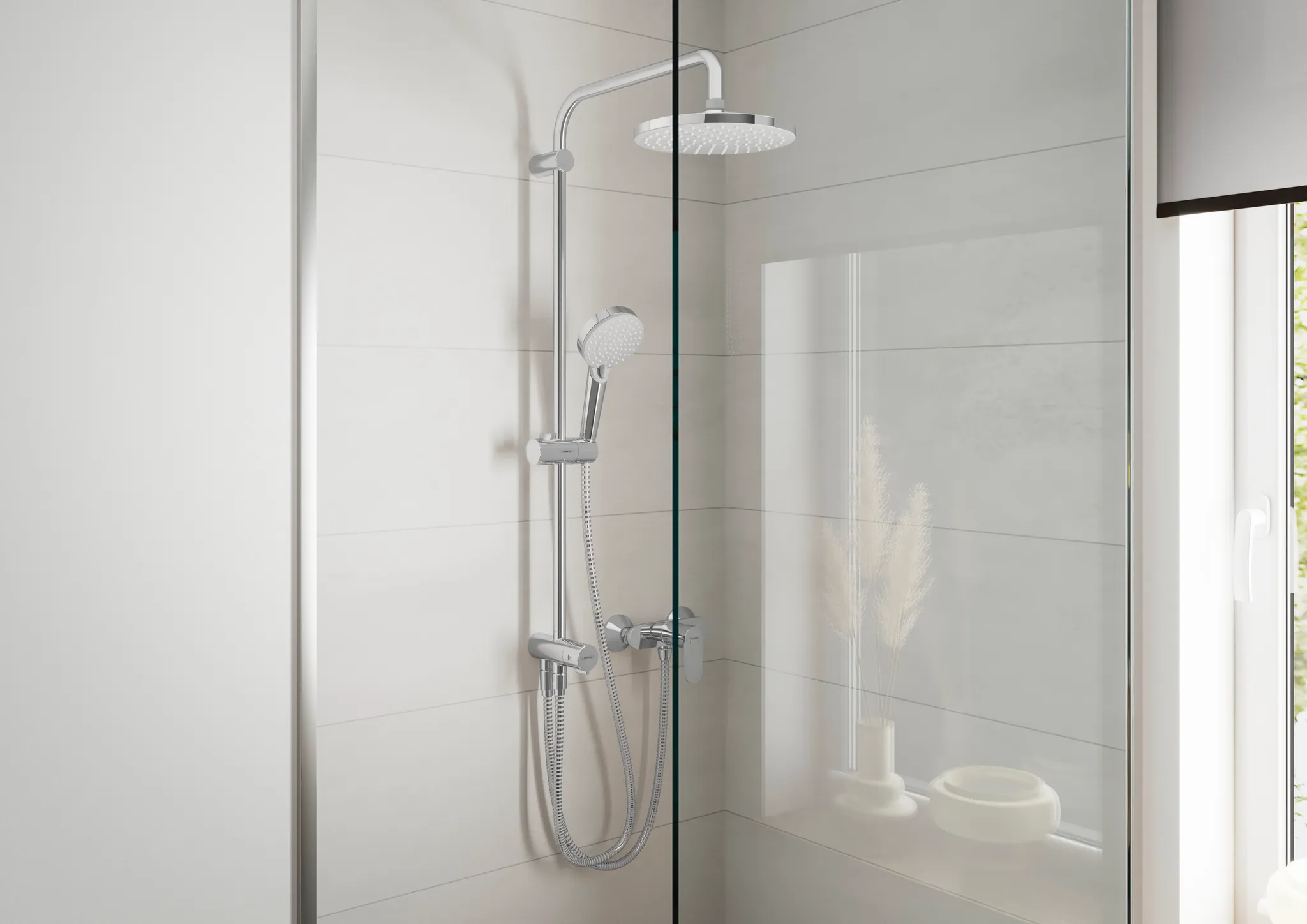 Showerpipe 200 1jet Vernis Blend Reno chrom