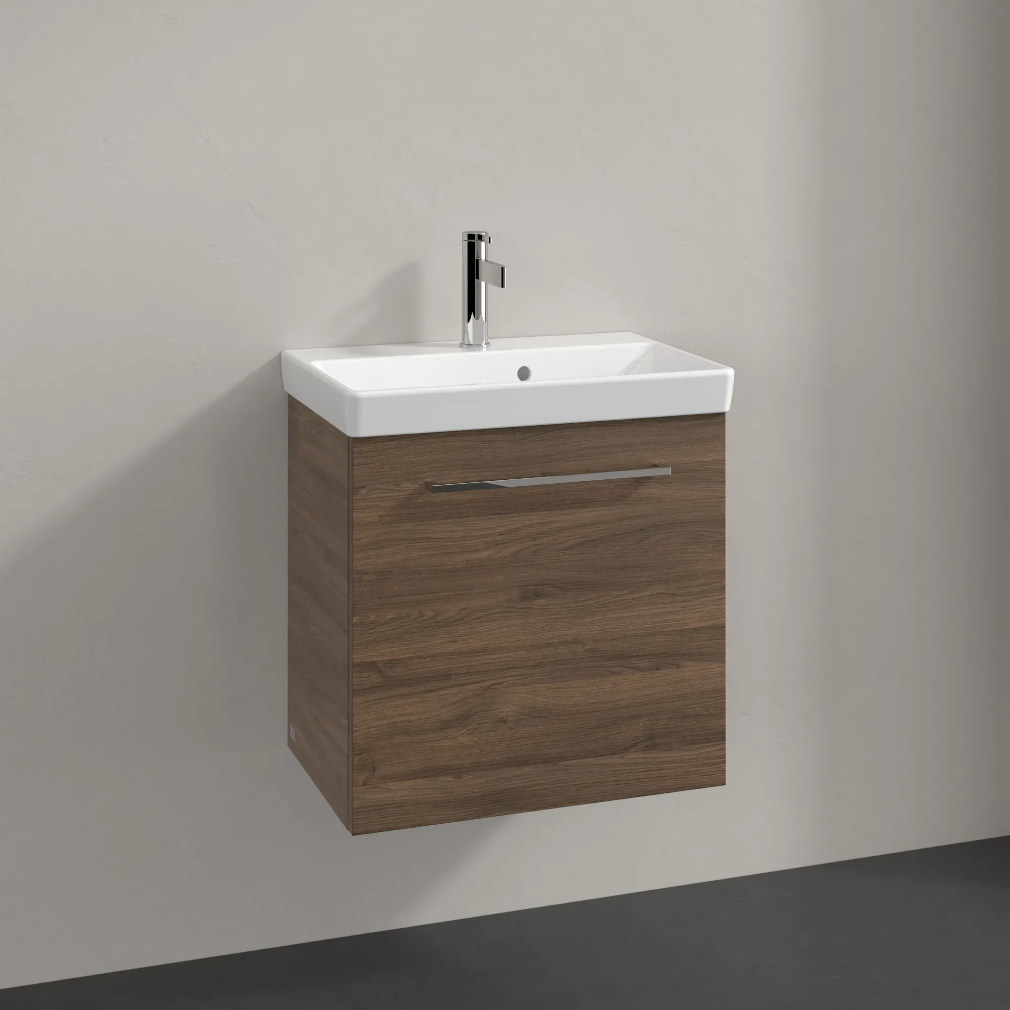 Villeroy & Boch Waschbeckenunterschrank Avento Arizona Oak, 530x514x352mm, 1 Tür, SoftClosing, Wandmontage Villeroy & Boch Waschbeckenunterschrank Avento Arizona Oak, 530x514x352mm, 1 Tür, SoftClosing, Wandmontage