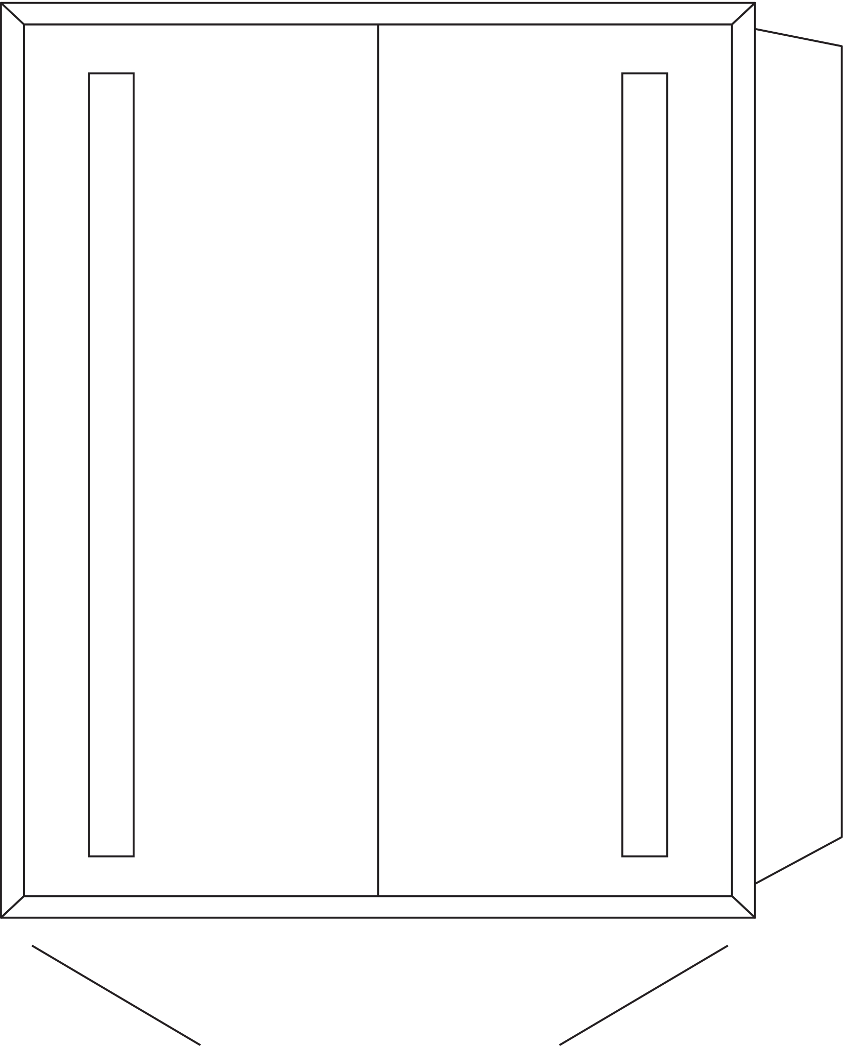 Sanipa Wandeinbau Spiegelschrank „Wilma“ 649 × 750 × 173 mm Sanipa Wandeinbau Spiegelschrank „Wilma“ 649 × 750 × 173 mm