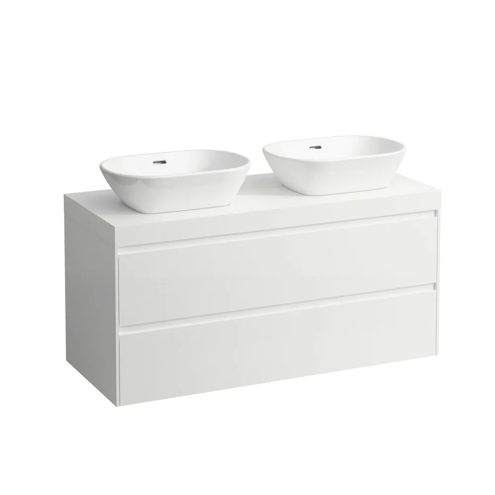 Laufen Waschtischunterbau+Waschtischplatte MODULAR SYSTEM LANI 495x1185x580, weiß matt Laufen Waschtischunterbau+Waschtischplatte MODULAR SYSTEM LANI 495x1185x580, weiß matt