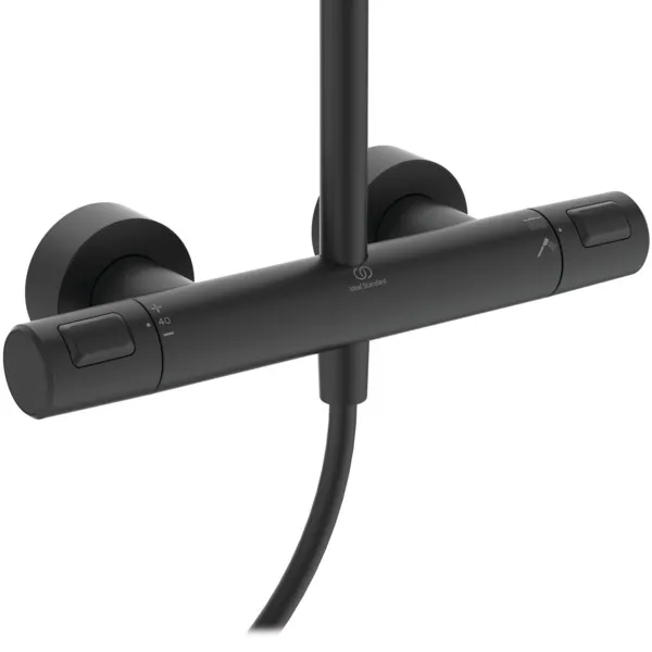 Ideal Standard Ceratherm T25 Duschsystem Stick-Handbrause Silk Black Ideal Standard Ceratherm T25 Duschsystem Stick-Handbrause Silk Black