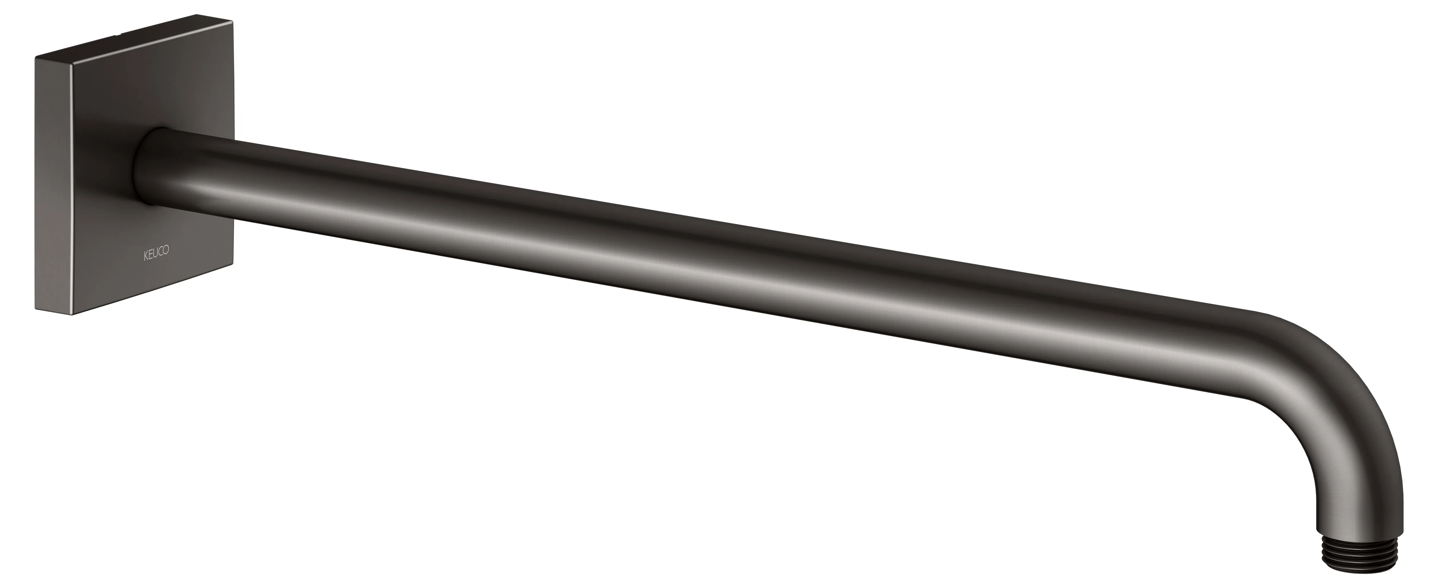 Brausen und Brausezubehör Brausearm Wandanschluss Ausladung 450 mm Titanschwarz gebürstet Brausen und Brausezubehör Brausearm Wandanschluss Ausladung 450 mm Titanschwarz gebürstet