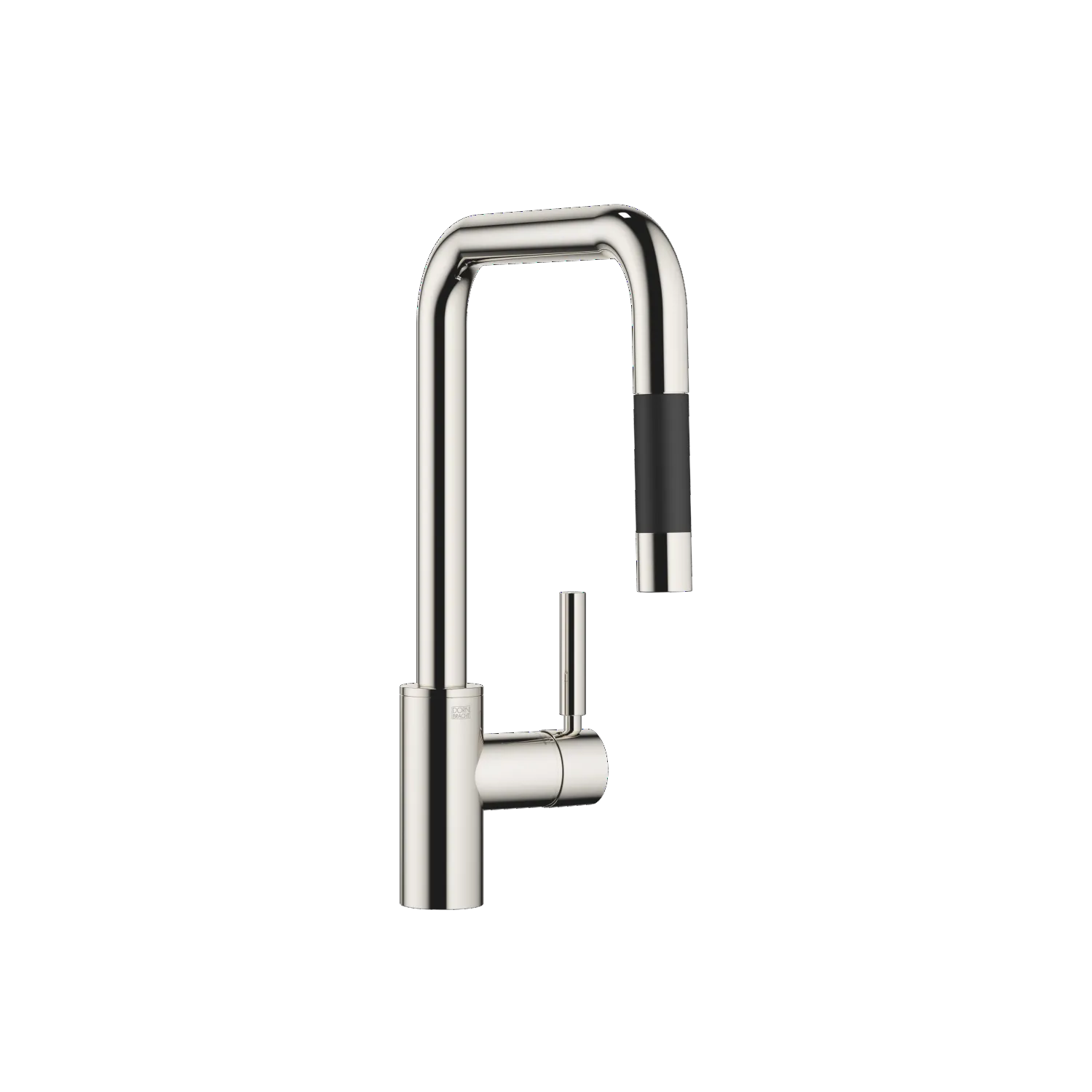 Dornbracht META SQUARE Einhebelmischer Pull-down mit Brausefunktion - Platin