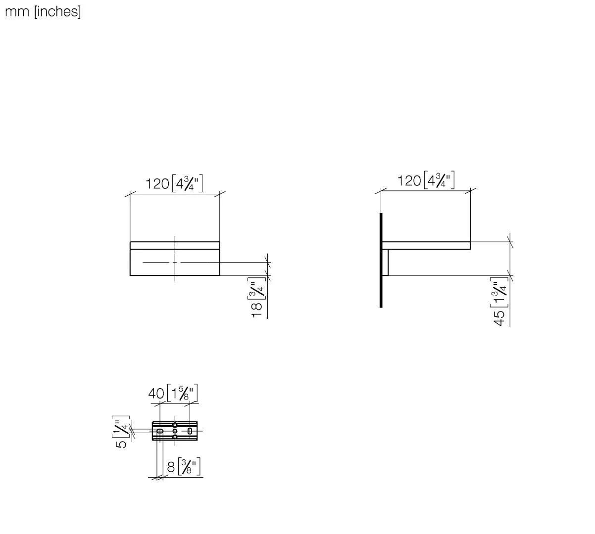 Dornbracht Seifenhalter, Wandmodell Chrom Dornbracht Seifenhalter, Wandmodell Chrom