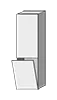 Sanipa Hochschrank „2morrow“ 450 × 1615 × 350 mm in Weiß-Soft Sanipa Hochschrank „2morrow“ 450 × 1615 × 350 mm in Weiß-Soft