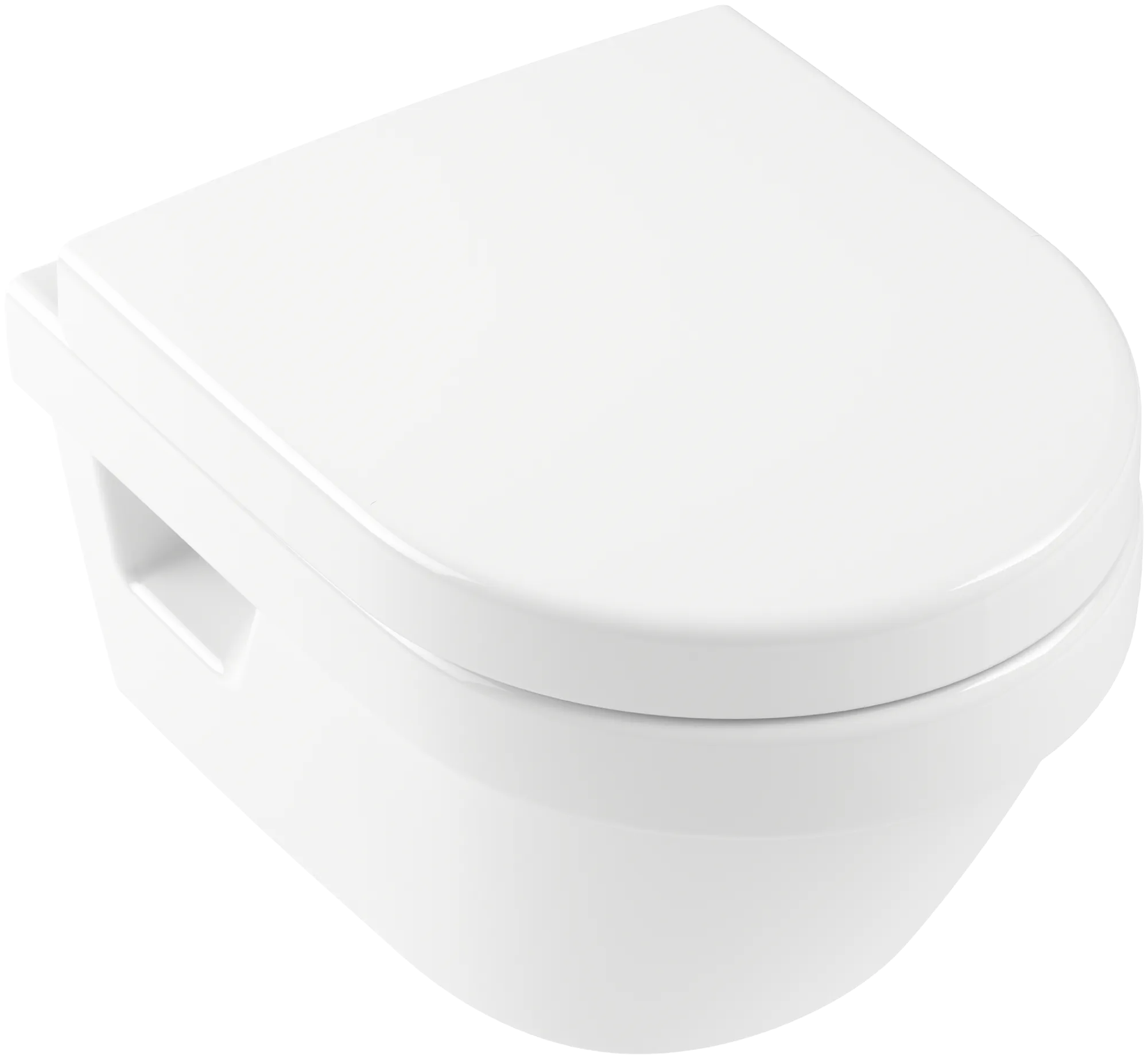 Villeroy & Boch Architectura Tiefspül-WC Compact spülrandlos 350x480mm Oval wandhängend Weiß Alpin AntiBac CeramicPlus Villeroy & Boch Architectura Tiefspül-WC Compact spülrandlos 350x480mm Oval wandhängend Weiß Alpin AntiBac CeramicPlus