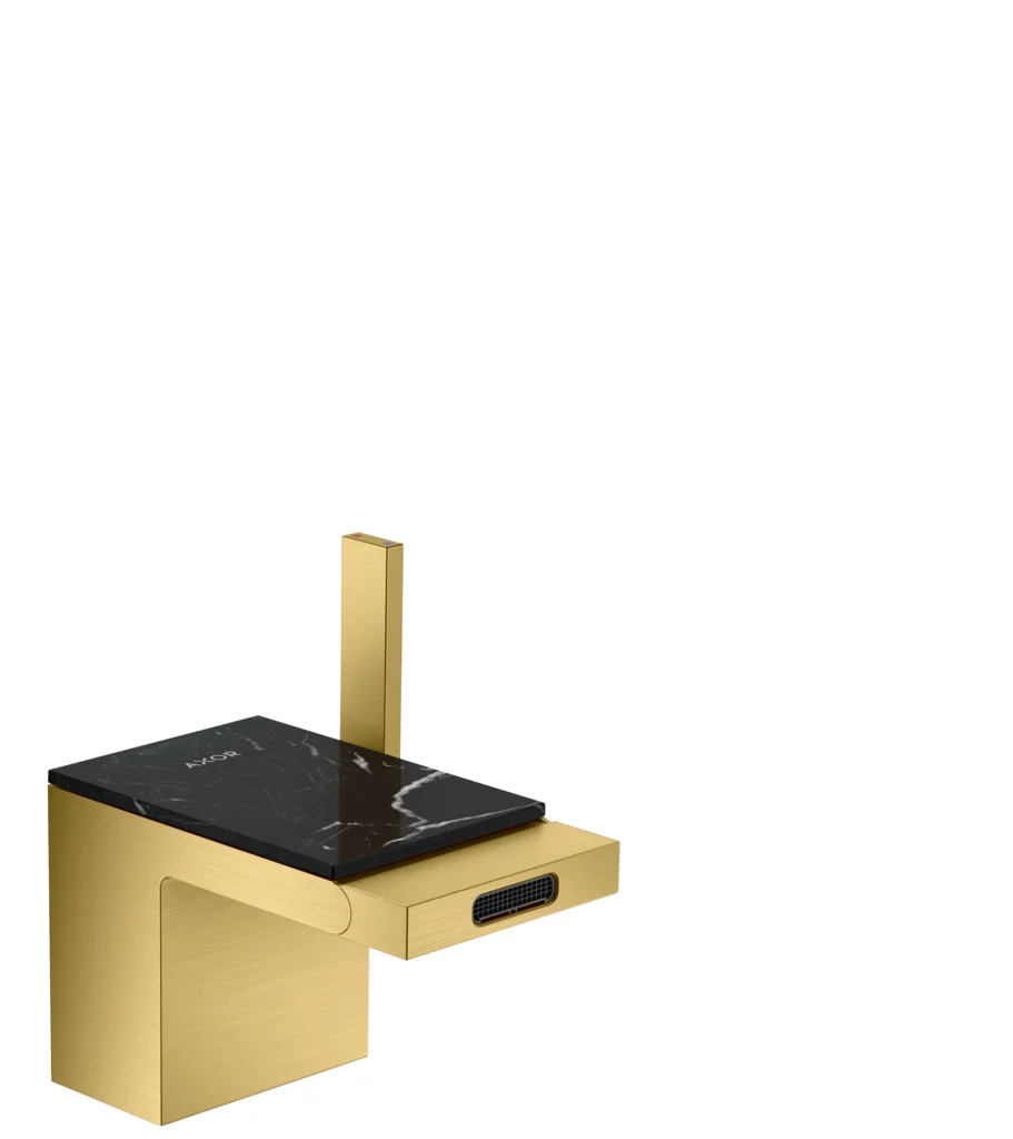 Hansgrohe AXOR MyEdition Platte Marmor Nero Marquina, Länge 117 mm, abnehmbar