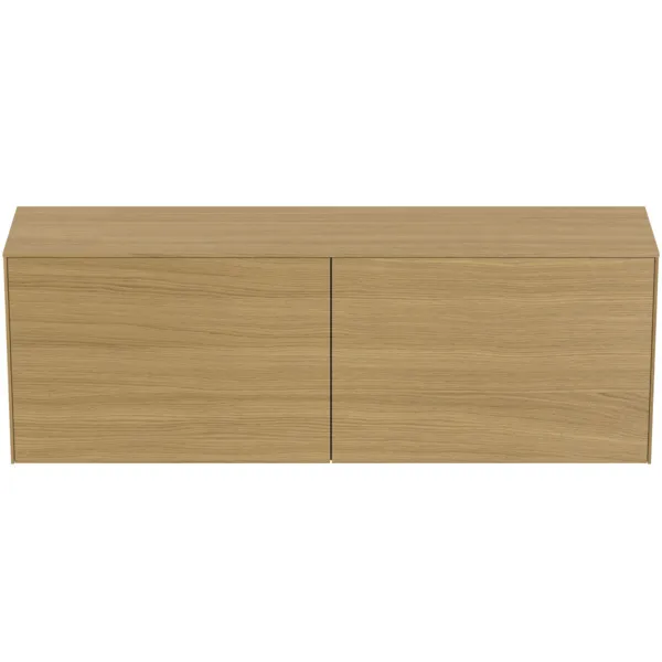 Ideal Standard Waschtischunterschrank „Conca“ 158,7 × 55 × 37,3 cm Eiche hell Furnier Ideal Standard Waschtischunterschrank „Conca“ 158,7 × 55 × 37,3 cm Eiche hell Furnier
