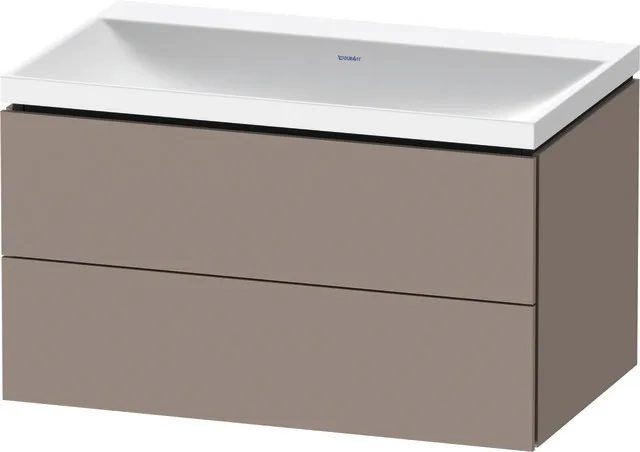 Duravit Möbelset c-shaped Set wandhängend wandhängend „L-Cube“ 80 × 48 × 48 cm Basalt Matt Duravit Möbelset c-shaped Set wandhängend wandhängend „L-Cube“ 80 × 48 × 48 cm Basalt Matt