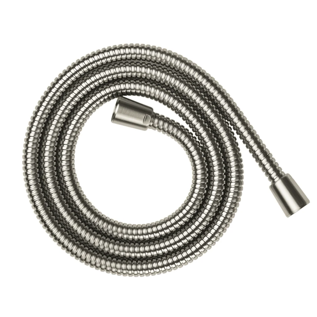 Hansgrohe AXOR ShowerSolutions Metallbrauseschlauch Chrom, 1,60 m, beidseitig mit Drehwirbel und konischer Mutter