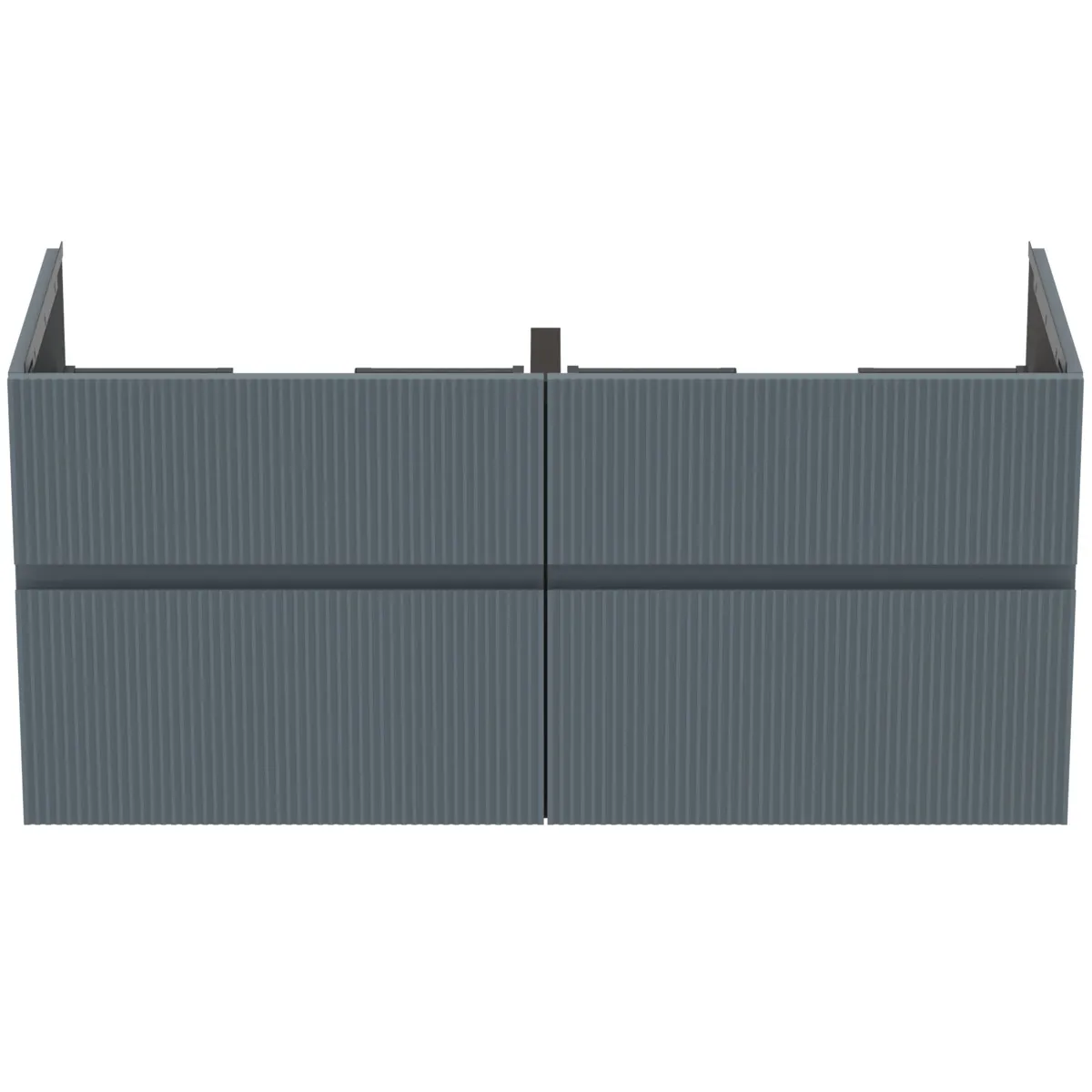 Ideal Standard Möbeldoppel-Waschtischunterschrank Finesse 1200x505x550mm Aschblau matt