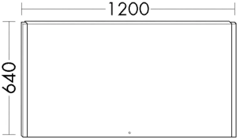 burgbad Spiegel „bel“ 1200 × 640 mm burgbad Spiegel „bel“ 1200 × 640 mm